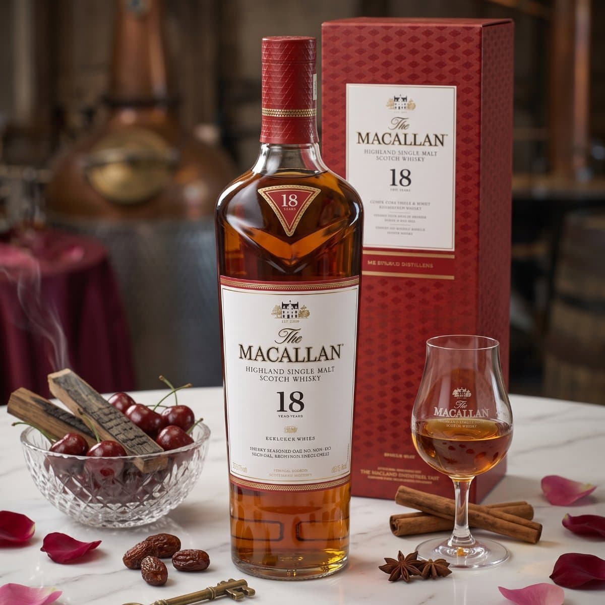 Bouteille The Macallan 18, Speyside, Écosse