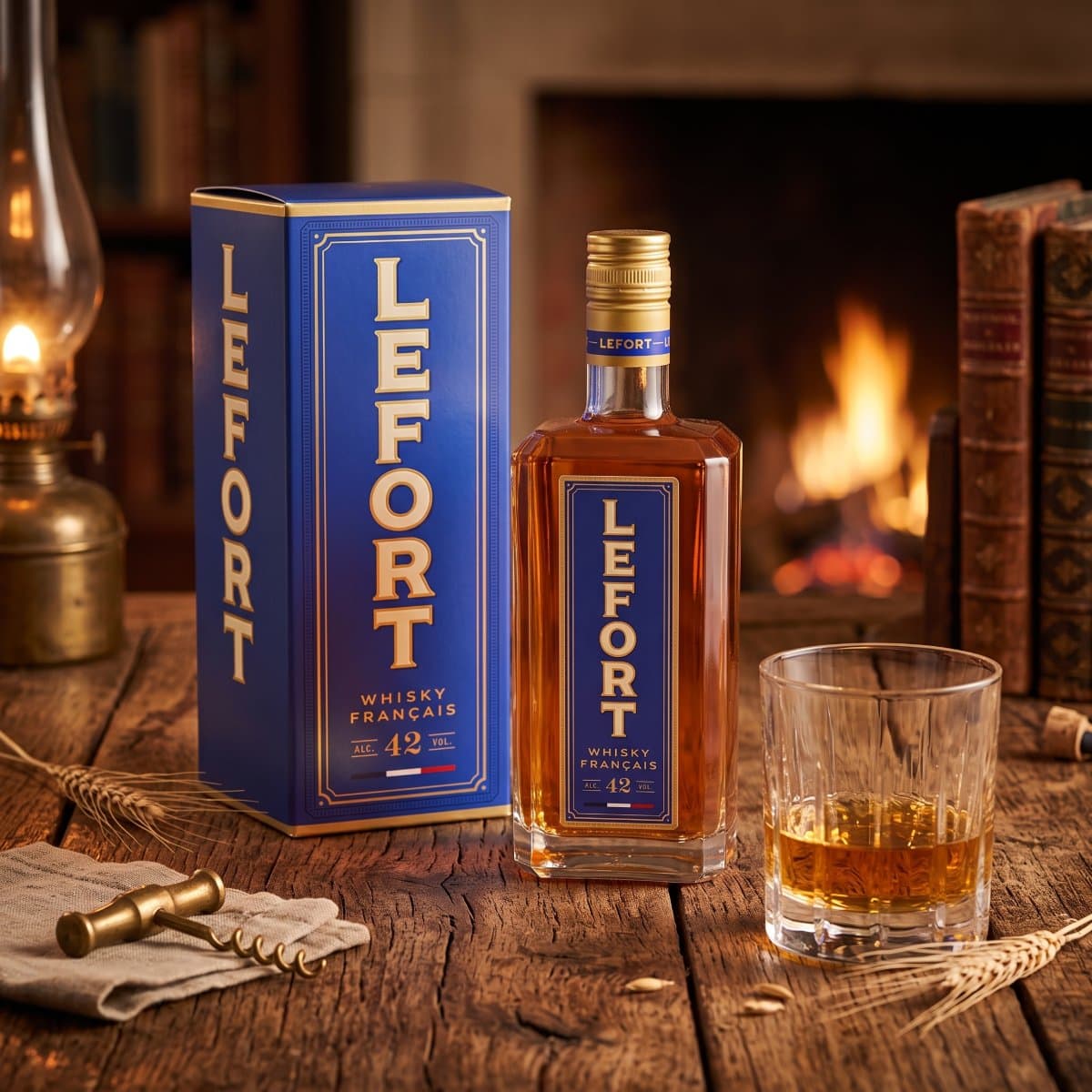 Bouteille Whisky français, France