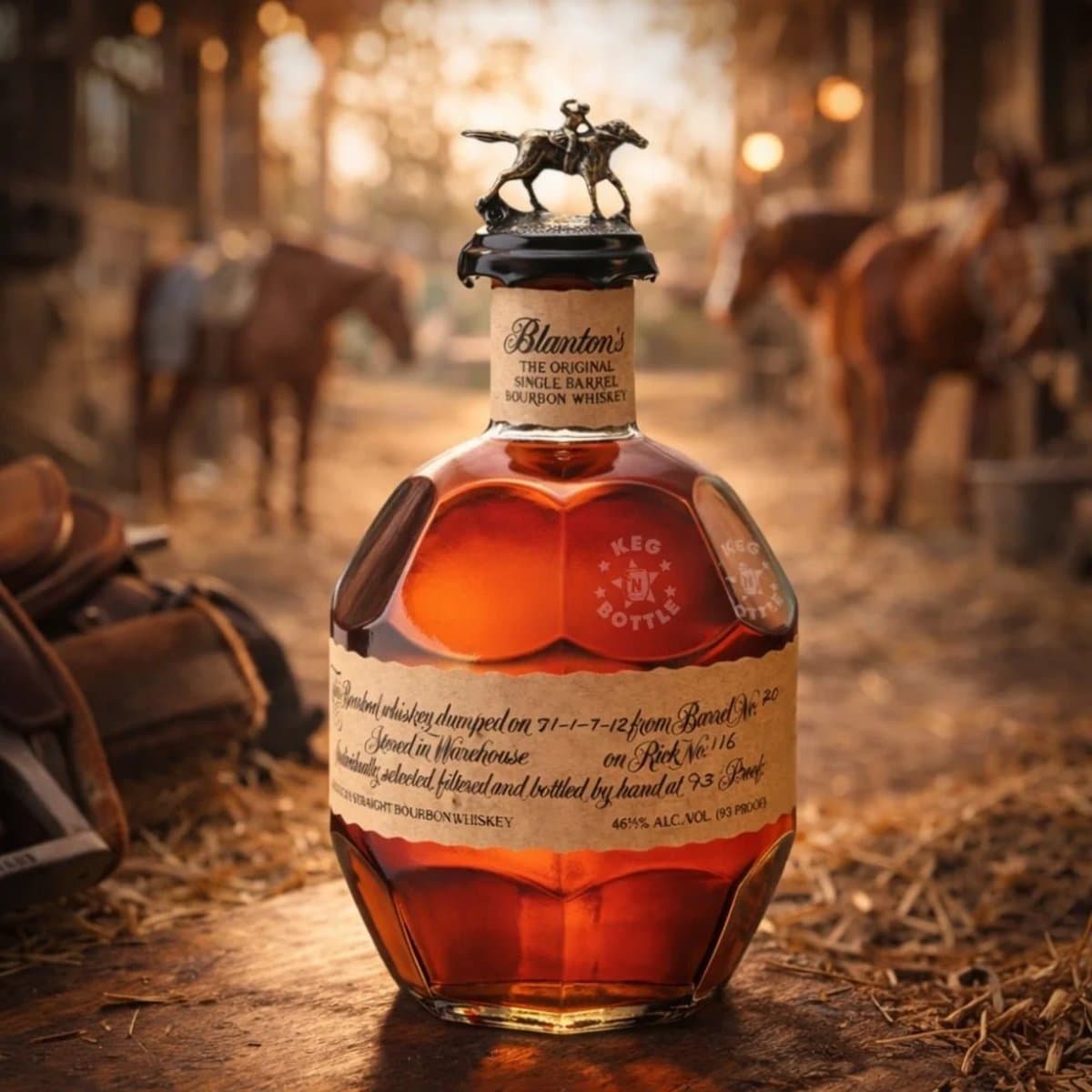 Bouteille Blanton's Single Barrel, États-Unis